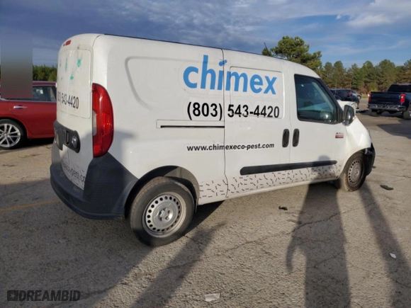 2016 Ram ProMaster City Cargo Van Tradesman with VIN ZFBERFAT2G6C74160, listed as a Copart auction lot 76048003 with 102,522 mi miles and Salvage Title. Bid and sale history available at carsss.com. Image 3.