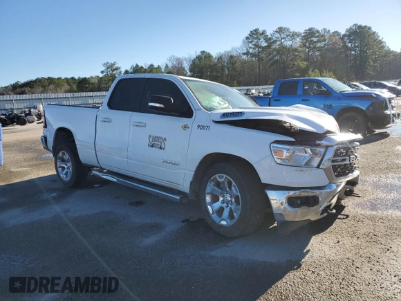 2022 Ram 1500 Lone Star with VIN 1C6RREBT5NN389642, listed as a Copart auction lot 53796355 with Not provided miles and Salvage title. Bid and sale history available at DreamBid. Image 4.