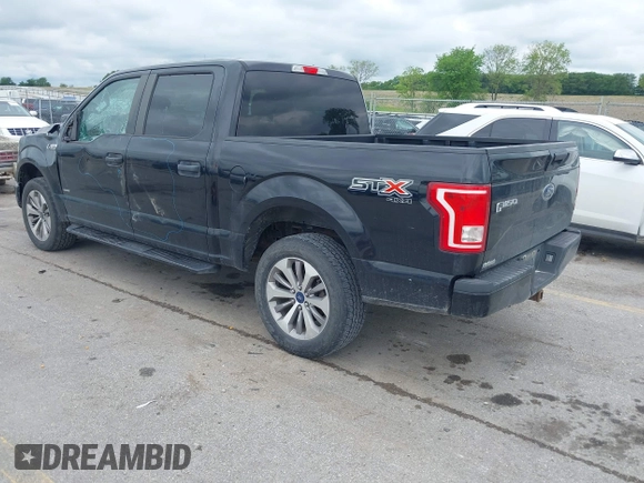 2017 Ford F-150 XL with VIN 1FTEW1EP1HFA58630, listed as a IAAI auction lot 42526747 with 182,514 mi miles and . Bid and sale history available at DreamBid. Image 3.