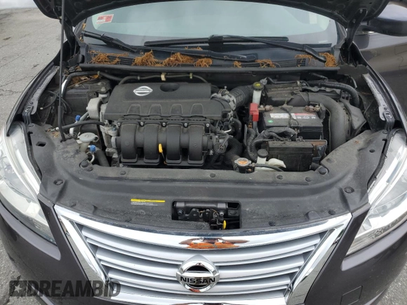 2014 Nissan Sentra SV with VIN 3N1AB7AP0EL616653, listed as a Copart auction lot 56721895 with 119,510 mi miles and Salvage title. Bid and sale history available at DreamBid. Image 11.