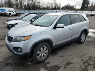 2012 Kia Sorento LX with VIN 5XYKTDA20CG188816, listed as a Copart auction lot 48737075 with 201,709 mi miles and Clean Title. Bid and sale history available at carsss.com. Image 1.