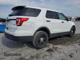2017 Ford Police Interceptor Utility z VIN 1FM5K8AR7HGD65253, wystawiony jako Copart lot #55080425 z przebiegiem 181 397 mil mil oraz Szkoda całkowita • Salvage title. Historia ofert i sprzedaży dostępna na DreamBid. Obrazek 3.