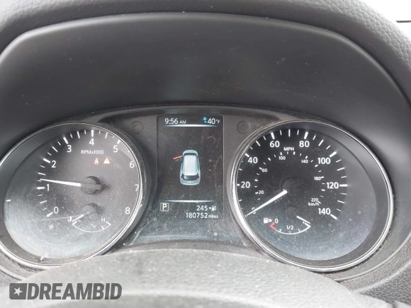 2017 Nissan Rogue SL with VIN 5N1AT2MV0HC796574, listed as a IAAI auction lot 42556921 with 180,752 mi miles and . Bid and sale history available at DreamBid. Image 7.