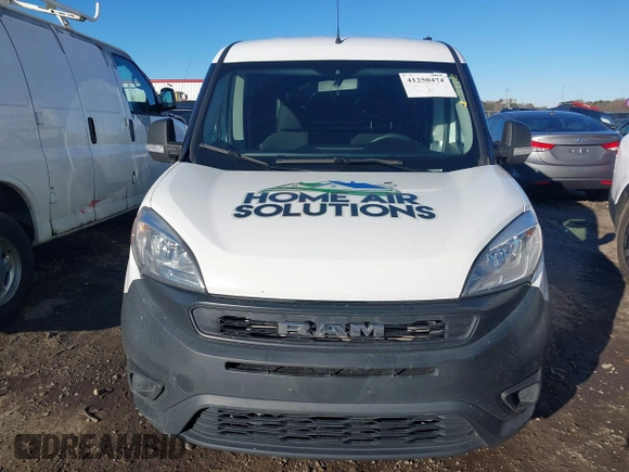 2020 Ram ProMaster City Cargo Van Tradesman with VIN ZFBHRFABXL6S36073, listed as a IAAI auction lot 41250474 with 78,134 mi miles. Bid and sale history available at carsss.com. Image 12.