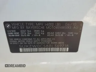 2011 BMW X5 35d с VIN 5UXZW0C58BL369718, выставлен на аукционе Copart как лот 54735695 с пробегом 199 303 миль миль и Списание • Salvage title. История ставок и продаж доступна на DreamBid. Изображение 14.