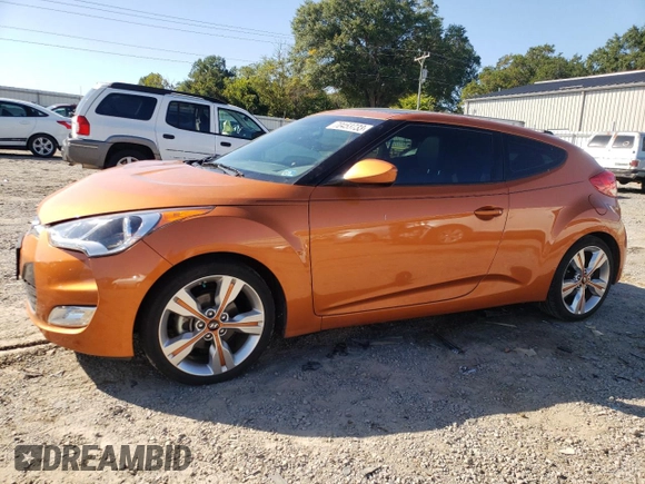 2016 Hyundai Veloster with VIN KMHTC6AD4GU299905, listed as a Copart auction lot 70453733 with 72,665 mi miles. Bid and sale history available at carsss.com. Image 1.