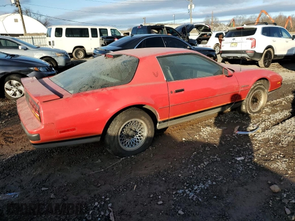 1986 Pontiac Firebird with VIN 1G2FS87SXGN246579, listed as a Copart auction lot 43260105 with 17,411 mi miles and Clean Title. Bid and sale history available at carsss.com. Image 3.