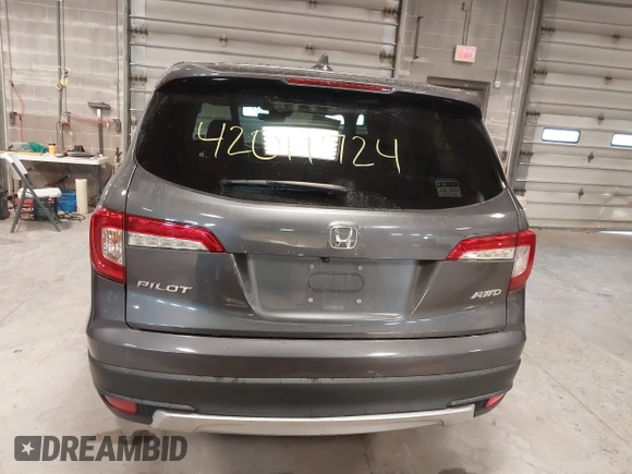 2019 Honda Pilot EX-L with VIN 5FNYF6H50KB035548, listed as a IAAI auction lot 42011724 with 105,195 mi miles and . Bid and sale history available at DreamBid. Image 16.