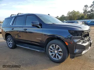 2022 Chevrolet Tahoe LT with VIN 1GNSCNKD3NR365179, listed as a Copart auction lot 82892144 with 53,447 mi miles and Salvage Title. Bid and sale history available at carsss.com. Image 4.