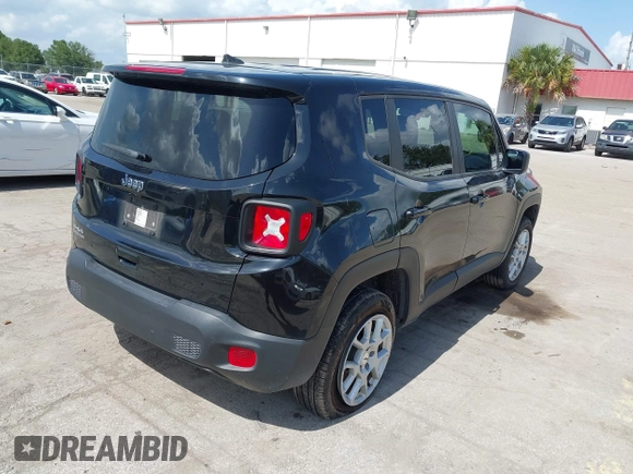 2023 Jeep Renegade Latitude with VIN ZACNJDB10PPP56011, listed as a IAAI auction lot 42512212 with 40,214 mi miles and . Bid and sale history available at DreamBid. Image 4.