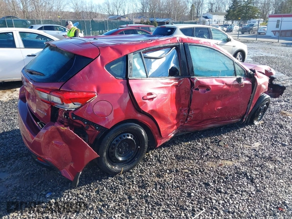 2021 Subaru Impreza with VIN 4S3GTAB69M3714484, listed as a IAAI auction lot 41616935 with 40,875 mi miles and . Bid and sale history available at DreamBid. Image 4.