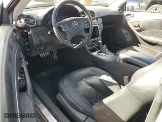 2003 Mercedes-Benz CLK-Class 3.2L with VIN WDBTJ65J03F062500, listed as a Copart auction lot 46265555 with 194,196 mi miles and Salvage Title. Bid and sale history available at carsss.com. Image 8.