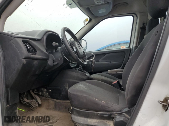2015 Ram ProMaster City Cargo Tradesman SLT with VIN ZFBERFBT6F6197965, listed as a Copart auction lot 49338685 with 203,627 mi miles and Salvage Title. Bid and sale history available at carsss.com. Image 7.