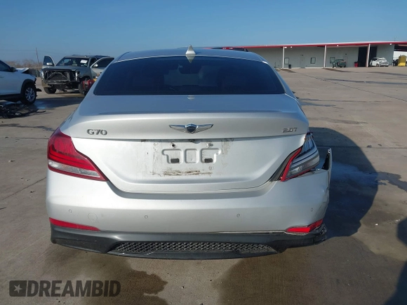 2019 Genesis G70 2.0T Advanced with VIN KMTG34LA5KU023157, listed as a IAAI auction lot 41490171 with 83,971 mi miles. Bid and sale history available at carsss.com. Image 16.