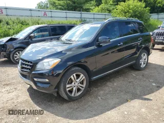2015 Mercedes-Benz M with VIN 4JGDA5HB5FA489317, listed as a Copart auction lot 80890724 with 161,376 mi miles and Clean Title. Bid and sale history available at carsss.com. Image 1.