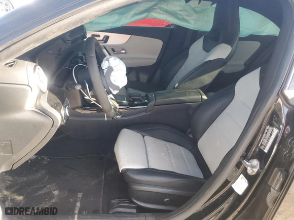 2022 Mercedes-Benz CLA with VIN W1K5J5DB2NN304801, listed as a Copart auction lot 71158614 with 43,682 mi miles and Salvage Title. Bid and sale history available at carsss.com. Image 7.