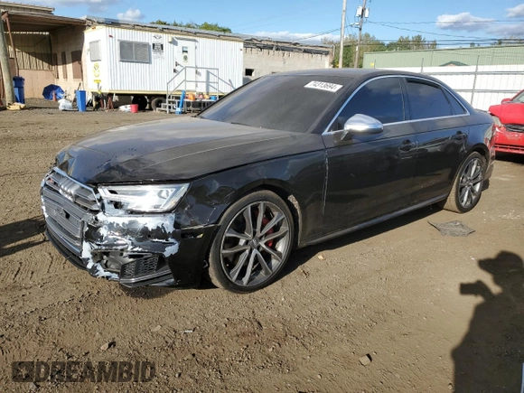 2018 Audi S4 Prestige with VIN WAUC4BF47JA001405, listed as a Copart auction lot 74313694 with 94,419 mi miles and Salvage Title. Bid and sale history available at carsss.com. Image 1.