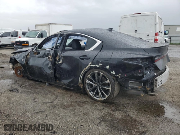 2023 Lexus IS with VIN JTHGZ1B20P5065001, listed as a Copart auction lot 49503745 with 29,971 mi miles and Salvage Title. Bid and sale history available at carsss.com. Image 2.