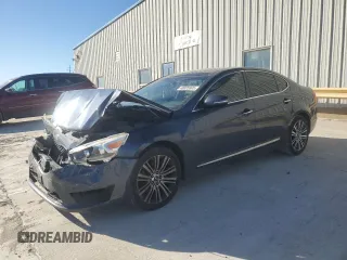 2015 Kia Cadenza Premium with VIN KNALN4D72F5171144, listed as a Copart auction lot 48085805 with 129,287 mi miles and Salvage Title. Bid and sale history available at carsss.com. Image 1.
