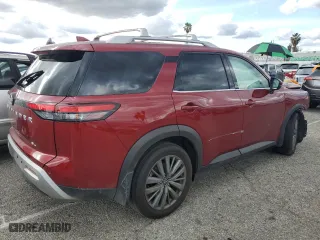 2022 Nissan Pathfinder SL with VIN 5N1DR3CB6NC235624, listed as a Copart auction lot 43662183 with 0 mi miles and Salvage Title. Bid and sale history available at carsss.com. Image 3.