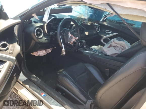 2017 Chevrolet Camaro 2SS with VIN 1G1FH1R74H0161707, listed as a Copart auction lot 55704415 with 56,397 mi miles and Salvage title. Bid and sale history available at DreamBid. Image 7.