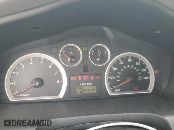 2006 Hyundai Santa Fe GLS with VIN KM8SC13D26U047158, listed as a Copart auction lot 80787974 with 139,427 mi miles and Salvage Title. Bid and sale history available at carsss.com. Image 9.