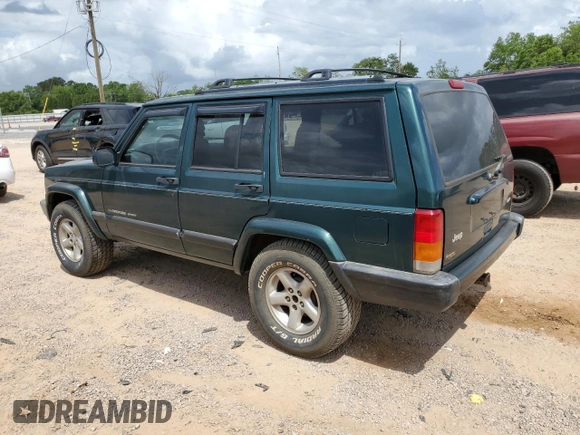 2001 Jeep Cherokee Sport with VIN 1J4FT48SX1L590135, listed as a Copart auction lot 53502945 with 362,941 mi miles and Non Repairable. Bid and sale history available at carsss.com. Image 2.
