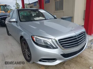2016 Mercedes-Benz S 550 with VIN WDDUG8FB4GA222460, listed as a IAAI auction lot 41363145 with 104,024 mi miles and . Bid and sale history available at carsss.com. Image 1.