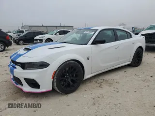2023 Dodge Charger SRT Hellcat Widebody Jailbreak with VIN 2C3CDXL92PH681356, listed as a Copart auction lot 44570255 with 921 mi miles and Clean Title. Bid and sale history available at carsss.com. Image 1.