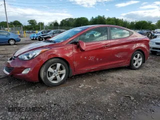 2013 Hyundai Elantra GLS with VIN 5NPDH4AE2DH424493, listed as a Copart auction lot 58138935 with Not provided miles and Salvage title. Bid and sale history available at DreamBid. Image 1.
