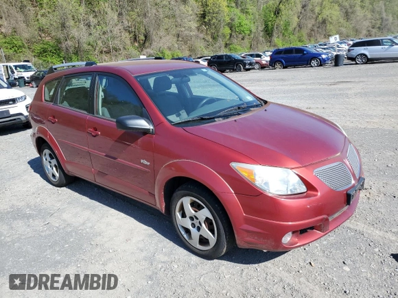 2005 Pontiac Vibe with VIN 5Y2SL63875Z408745, listed as a Copart auction lot 54991335 with 146,491 mi miles and Clean title. Bid and sale history available at DreamBid. Image 4.