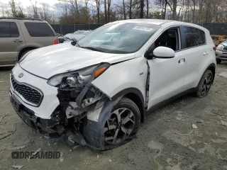 2020 Kia Sportage LX with VIN KNDPMCAC1L7811850, listed as a Copart auction lot 48014715 with 88,267 mi miles and Salvage Title. Bid and sale history available at carsss.com. Image 1.
