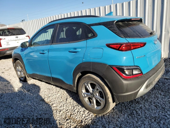 2022 Hyundai Kona SEL with VIN KM8K6CAB2NU901746, listed as a Copart auction lot 48111325 with 35,367 mi miles and Salvage Title. Bid and sale history available at DreamBid. Image 2.