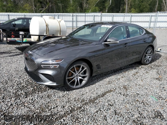 2023 Genesis G70 2.0T with VIN KMTG34TA5PU131236, listed as a Copart auction lot 37942364 with 3,601 mi miles and Non Repairable. Bid and sale history available at DreamBid. Image 1.