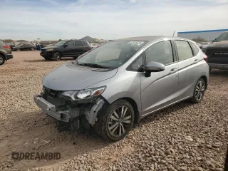 2017 Honda Fit EX-L with VIN JHMGK5H91HS008910, listed as a Copart auction lot 87458324 with 74,745 mi miles and Salvage title. Bid and sale history available at DreamBid. Image 1.