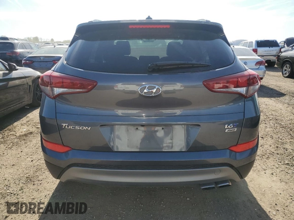 2017 Hyundai Tucson Sport z VIN KM8J3CA29HU480147, wystawiony jako Copart lot #56167945 z przebiegiem 77 945 mil mil oraz Czysty tytuł • Clean title. Historia ofert i sprzedaży dostępna na DreamBid. Obrazek 6.