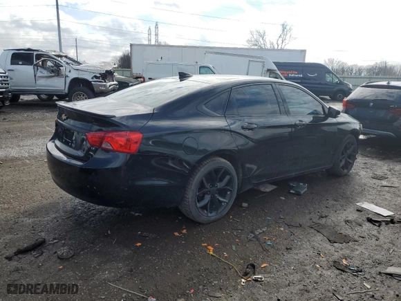 2015 Chevrolet Impala LT with VIN 2G1115SL7F9256407, listed as a Copart auction lot 47165315 with 89,156 mi miles and Salvage Title. Bid and sale history available at carsss.com. Image 3.