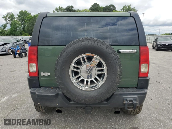 2006 Hummer H3 с VIN 5GTDN136268260363, выставлен на аукционе Copart как лот 58804115 с пробегом 181 254 миль миль и Списание • Salvage title. История ставок и продаж доступна на DreamBid. Изображение 6.