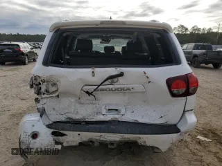2018 Toyota Sequoia SR5 with VIN 5TDBY5G16JS162016, listed as a Copart auction lot 85428344 with 123,429 mi miles and Salvage Title. Bid and sale history available at carsss.com. Image 6.