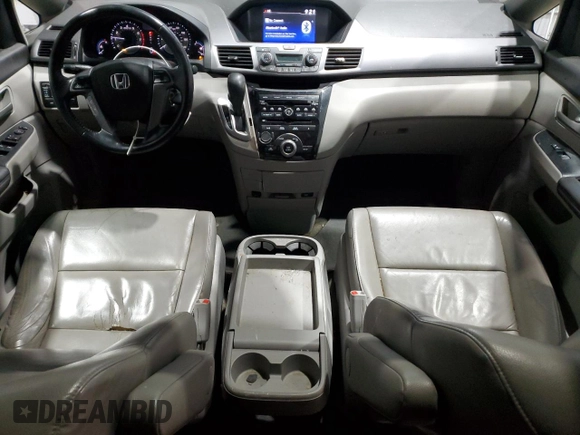 2013 Honda Odyssey EX-L with VIN 5FNRL5H68DB059146, listed as a Copart auction lot 47190105 with 200,378 mi miles and Salvage Title. Bid and sale history available at DreamBid. Image 8.