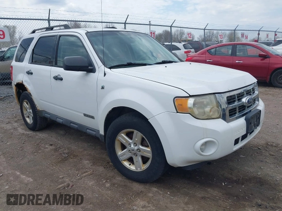 2008 Ford Escape Hybrid z VIN 1FMCU49H48KB66079, wystawiony jako IAAI lot #42113471 z przebiegiem 181 185 mil mil oraz . Historia ofert i sprzedaży dostępna na DreamBid. Obrazek 1.
