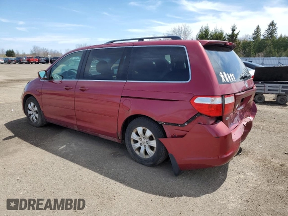 2006 Honda Odyssey EX z VIN 5FNRL38416B508267, wystawiony jako Copart lot #54671035 z przebiegiem 408 842 mil mil oraz Szkoda całkowita • Salvage title. Historia ofert i sprzedaży dostępna na DreamBid. Obrazek 2.