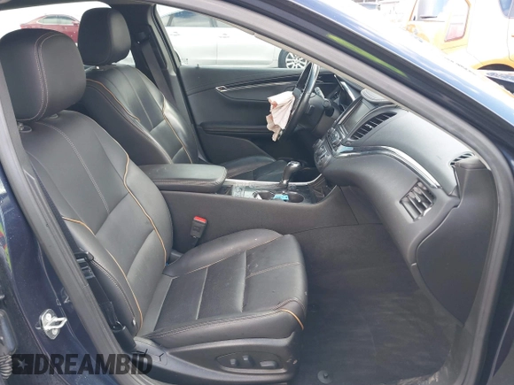 2018 Chevrolet Impala Premier with VIN 2G1125S32J9108655, listed as a IAAI auction lot 41719581 with 59,502 mi miles and . Bid and sale history available at DreamBid. Image 5.