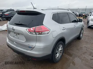 2014 Nissan Rogue SL with VIN 5N1AT2MV9EC766257, listed as a IAAI auction lot 41548179 with 74,628 mi miles. Bid and sale history available at carsss.com. Image 4.