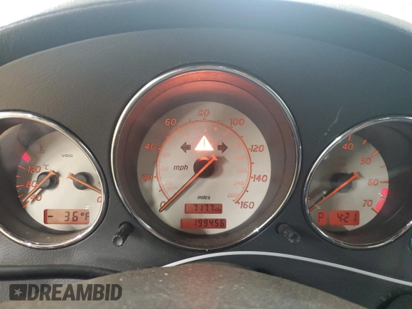 2003 Mercedes-Benz SLK-Class 2.3L with VIN WDBKK49F83F293647, listed as a Copart auction lot 51088045 with 199,456 mi miles and Salvage Title. Bid and sale history available at carsss.com. Image 9.