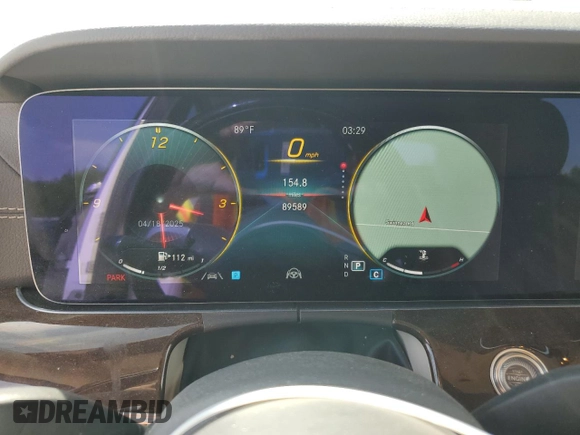 2021 Mercedes-Benz E 350 with VIN W1KZF8EBXMA922053, listed as a Copart auction lot 53785405 with 89,589 mi miles and Salvage Title. Bid and sale history available at DreamBid. Image 9.