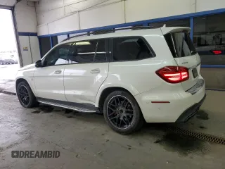 2018 Mercedes-Benz GLS with VIN 4JGDF7FE2JB023499, listed as a Copart auction lot 44105595 with 85,925 mi miles and Salvage Title. Bid and sale history available at carsss.com. Image 2.