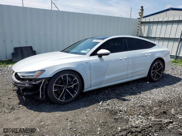 2023 Audi A7 Prestige with VIN WAUV2BF20PN039511, listed as a Copart auction lot 53065234 with 24,599 mi miles and Non Repairable. Bid and sale history available at carsss.com. Image 1.