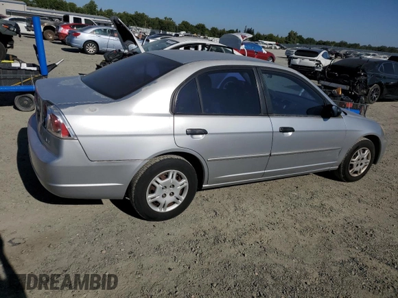 2001 Honda Civic LX z VIN 2HGES16521H511166, wystawiony jako Copart lot #61850595 z przebiegiem 153 192 mil mil oraz Szkoda całkowita • Salvage title. Historia ofert i sprzedaży dostępna na DreamBid. Obrazek 3.