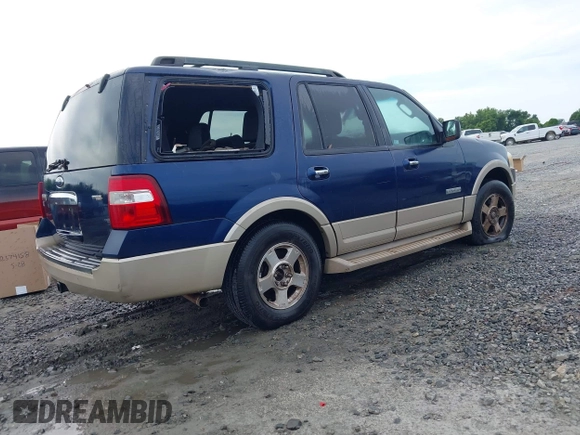 2007 Ford Expedition Eddie Bauer with VIN 1FMFU18537LA73159, listed as a IAAI auction lot 42374158 with 228,761 mi miles and . Bid and sale history available at DreamBid. Image 4.